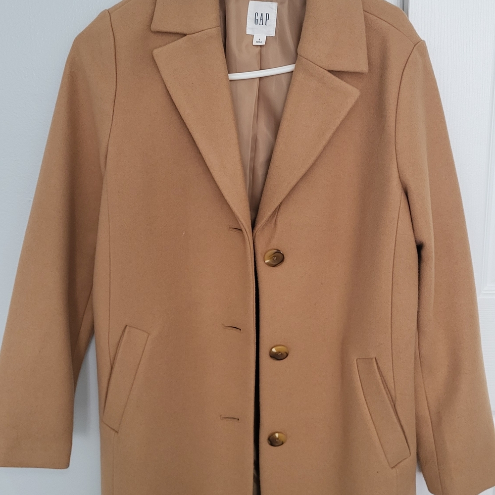 GAP Tan Varsity Jacket
